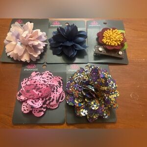 Paparazzi Floral Hair Clips Set. Very pretty set. Includes all items pictured